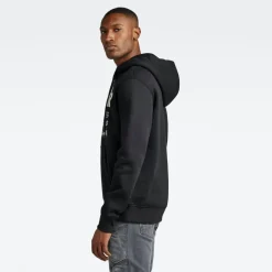 Multi layer originals hoddie dk black