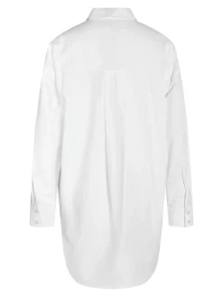 NMASTA L/S SHIRT DRESS FWD bright white
