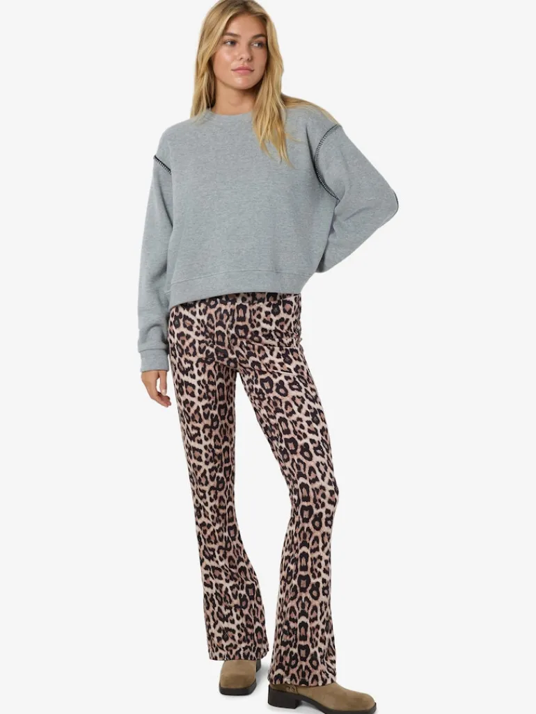 NMBELLA H/W AOP PANT JRS LX natural