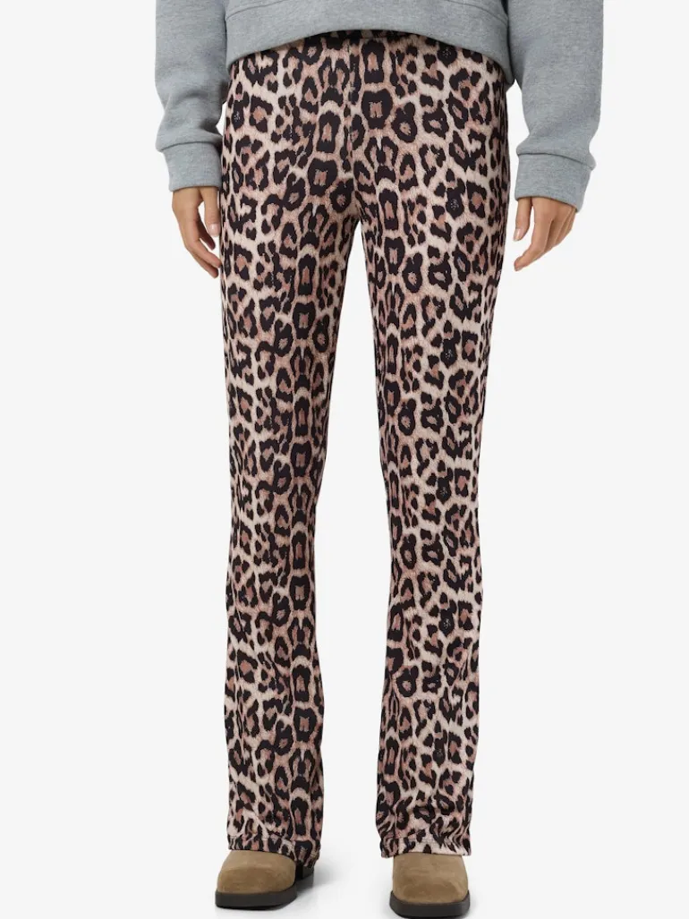 NMBELLA H/W AOP PANT JRS LX natural