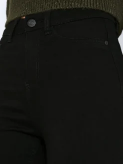 NMCALLIE HW SKINNY BLACK JEANS FWD NOOS black denim