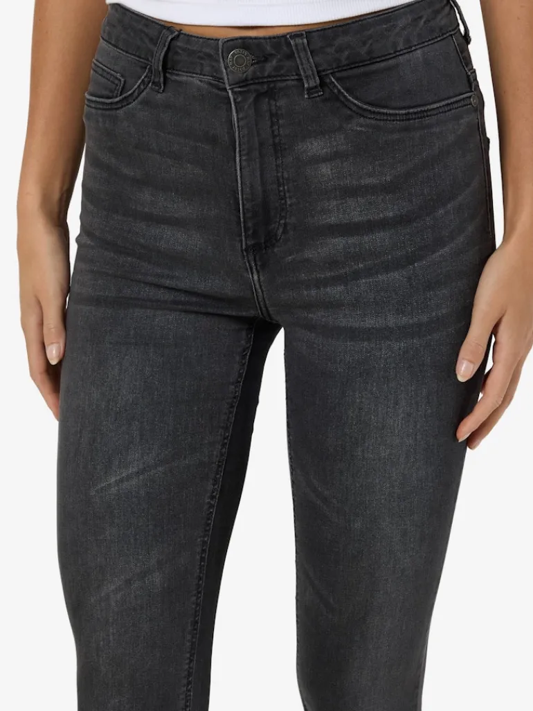 NMCALLIE HW SKINNY JEAN VI508MG FWD NOOS medium grey denim