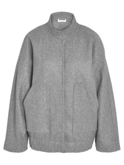 NMHALSTON L/S BOMBER JACKET FWD NOOS light grey melange