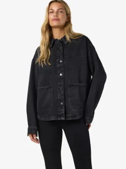 NMKETTIE L/S REG DNM JCKET VI559BL NOOS black denim