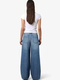NMKETTIE MW WIDE JEANS VI557MB NOOS medium blue denim