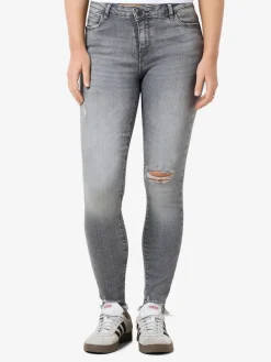 NMKIMMY NW DESTROY ANK SKNY AZ368MG NOOS medium grey denim