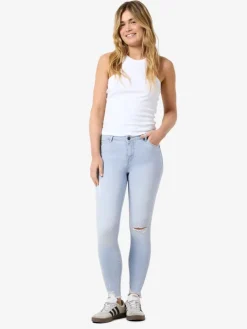 NMKIMMY NW DESTROY ANK SKNY AZ370LB NOOS light blue denim