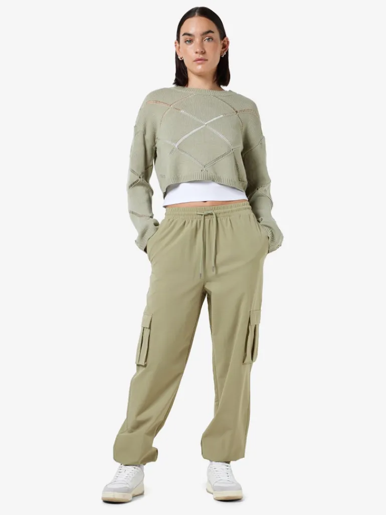 NMKIRBY HW CARGO PANTS WVN NOOS grün2