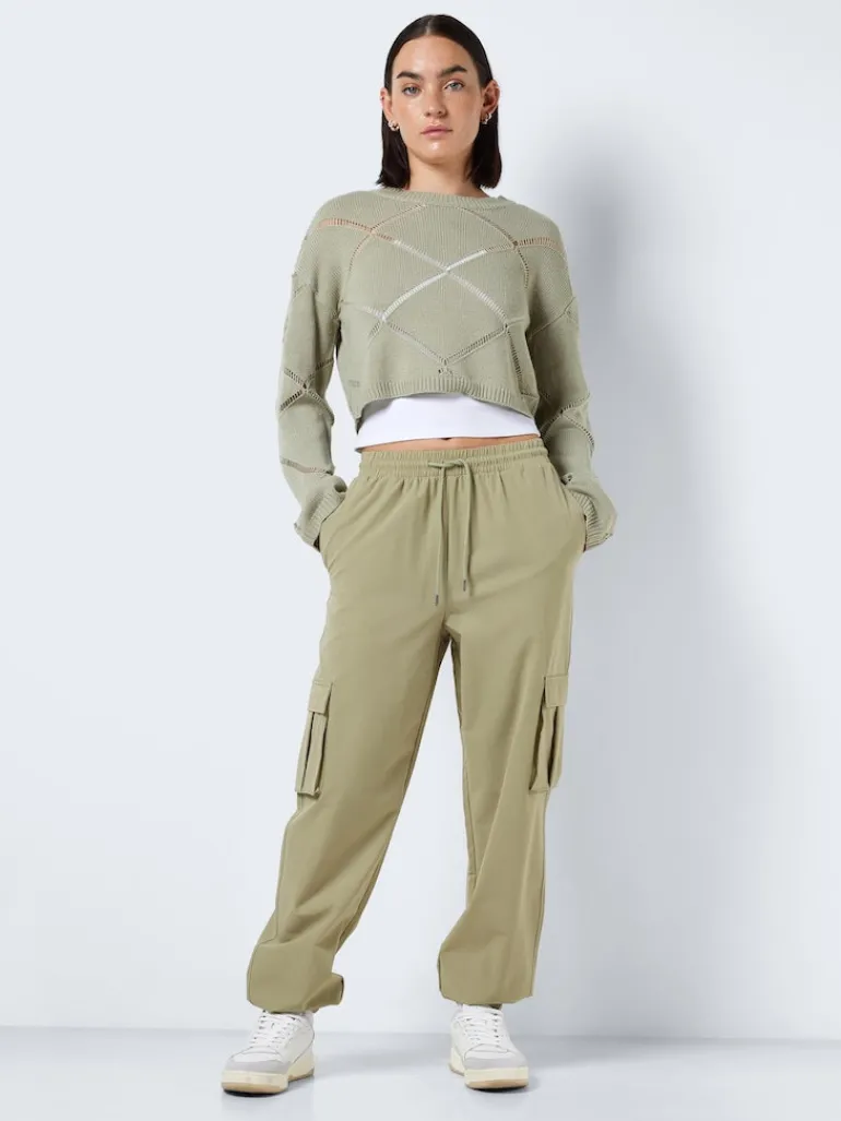 NMKIRBY HW CARGO PANTS WVN NOOS grün2
