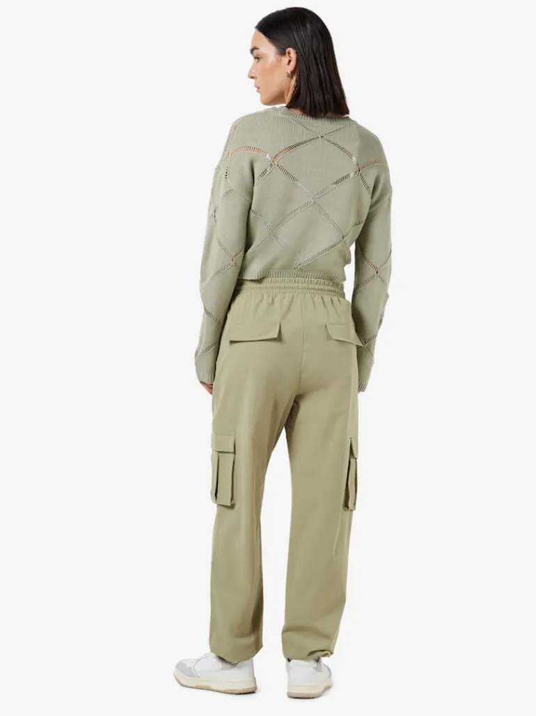NMKIRBY HW CARGO PANTS WVN NOOS grün2