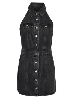 NMLARDIE SH SLM DENIM DRESS VI588BL NOOS black denim