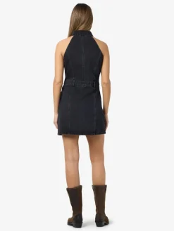 NMLARDIE SH SLM DENIM DRESS VI588BL NOOS black denim