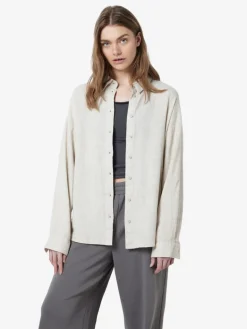 NMLEILANI L/S LOOSE SHIRT WVN NOOS natural