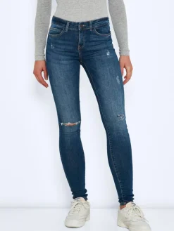 NMLUCY NW DEST SKNNY JEANS AZ155MB NOOS medium blue denim