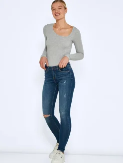 NMLUCY NW DEST SKNNY JEANS AZ155MB NOOS medium blue denim