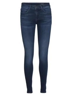 NMLUCY NW SKINNY JEANS AZ115DB NOOS dark blue denim
