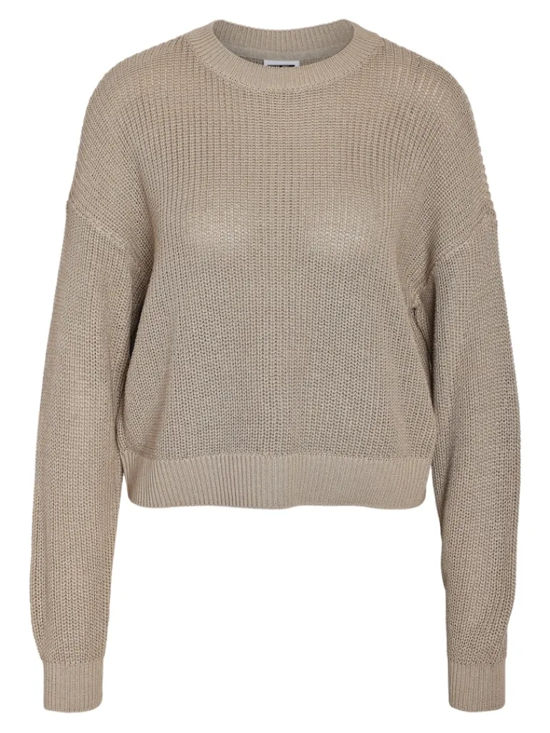 NMMAYSA L/S O-NECK KNIT NOOS aluminum