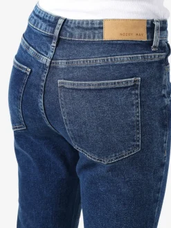 NMMONI HW ANK JEANS AZ365DB FWD NOOS dark blue denim