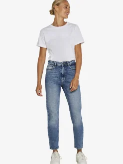 NMMONI HW STRAGHT ANK JEANS AZ221DB NOOS dark blue denim