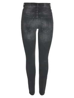 NMSATTY HW SKINNY JEANS AZ346MG NOOS medium grey denim