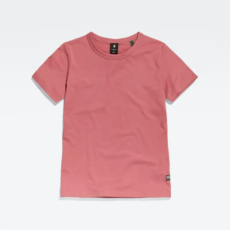 Nysid RAW. slim T-Shirt pink ink