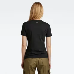 Nysid slim T-Shirt dk black