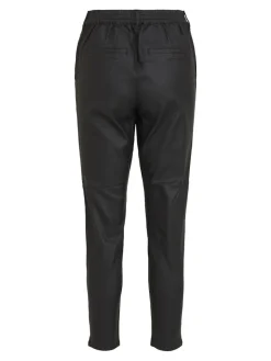 OBJBELLE LISA COATED PANT NOOS black