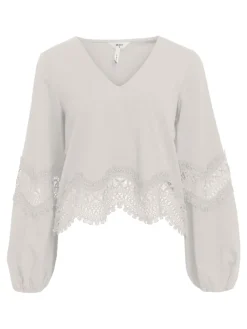 OBJDANNI RE L/S TOP 134 white sand