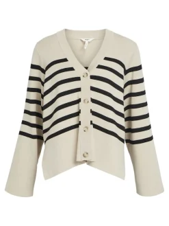 OBJESTER L/S CARDIGAN NOOS sandshell