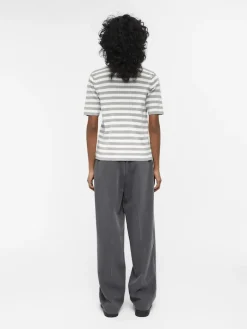 OBJESTER S/S NEW KNIT PULLOVER NOOS light grey melange