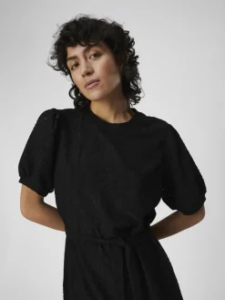 OBJFEODORA S/S SHORT DRESS NOOS black