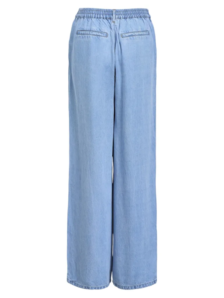 OBJFRAME LISA WIDE MW PANT NOOS light blue denim