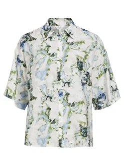 OBJIDDA S/S SHIRT REP white sand