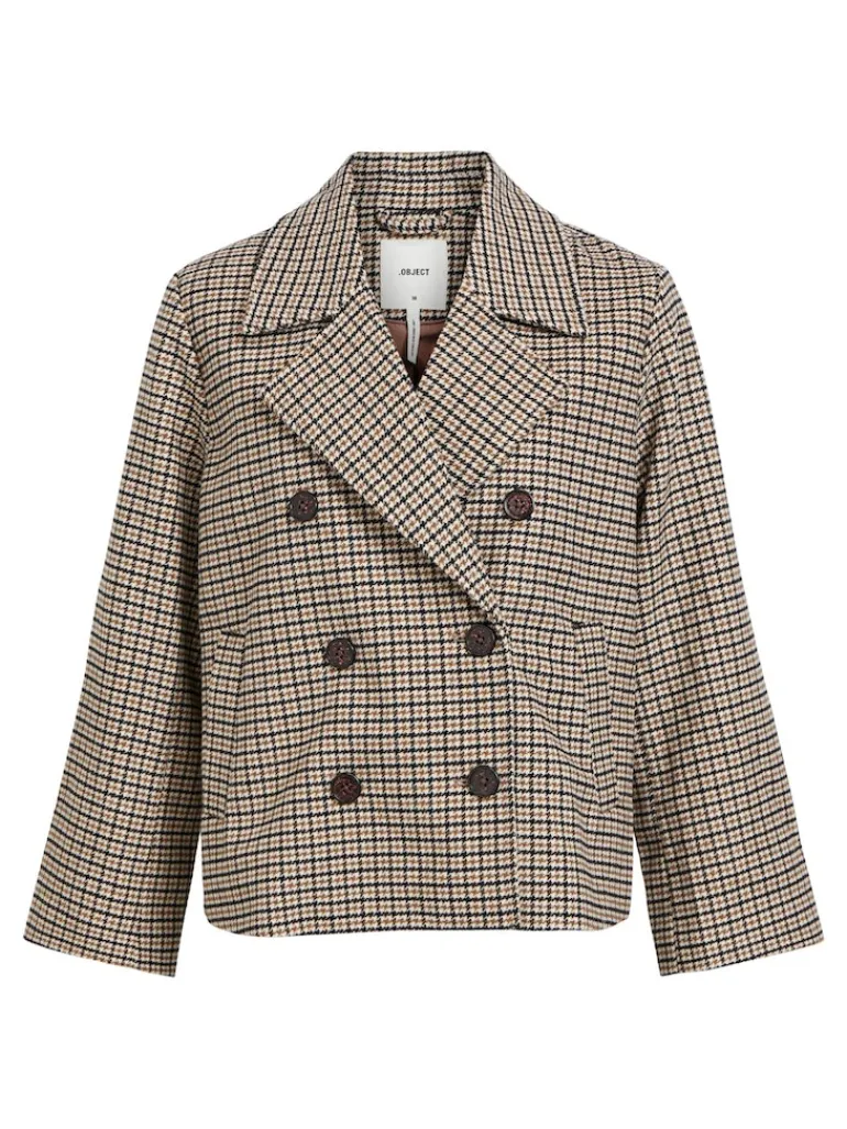 OBJKEILY SHORT JACKET NOOS sepia