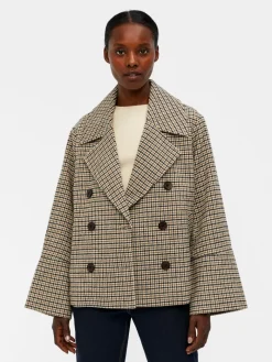 OBJKEILY SHORT JACKET NOOS sepia