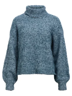 OBJKIMIA L/S LO KNIT PULLOVER 141 legion blue