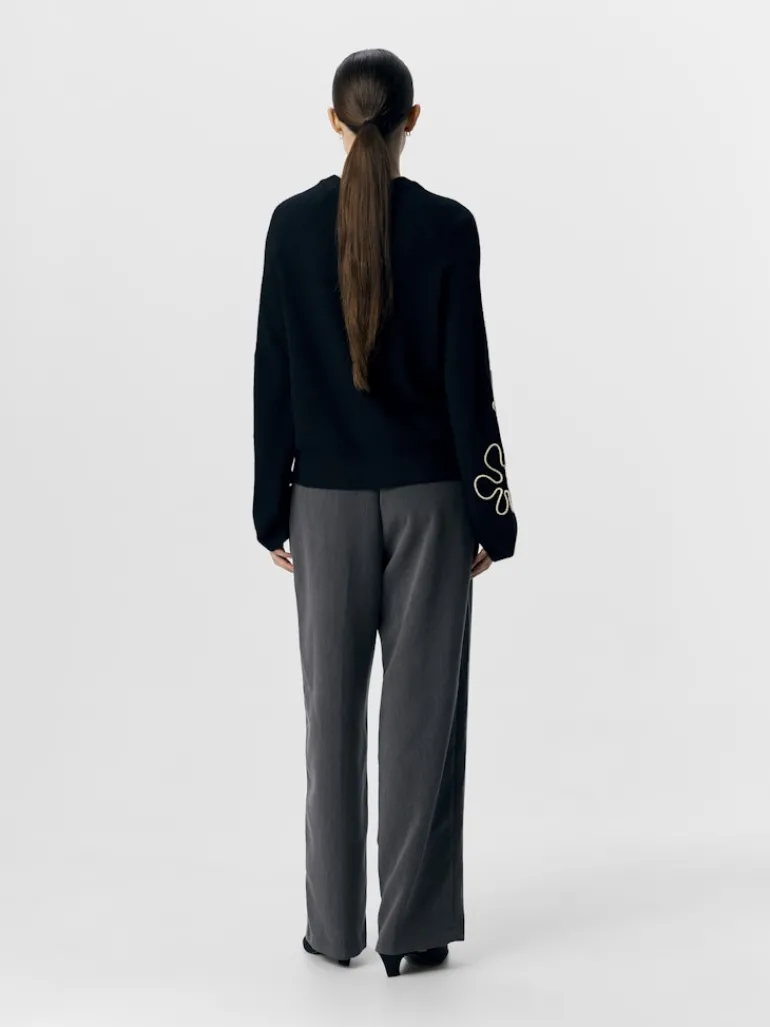 OBJLANEY RUBIN LS PULLOVER NOOS black