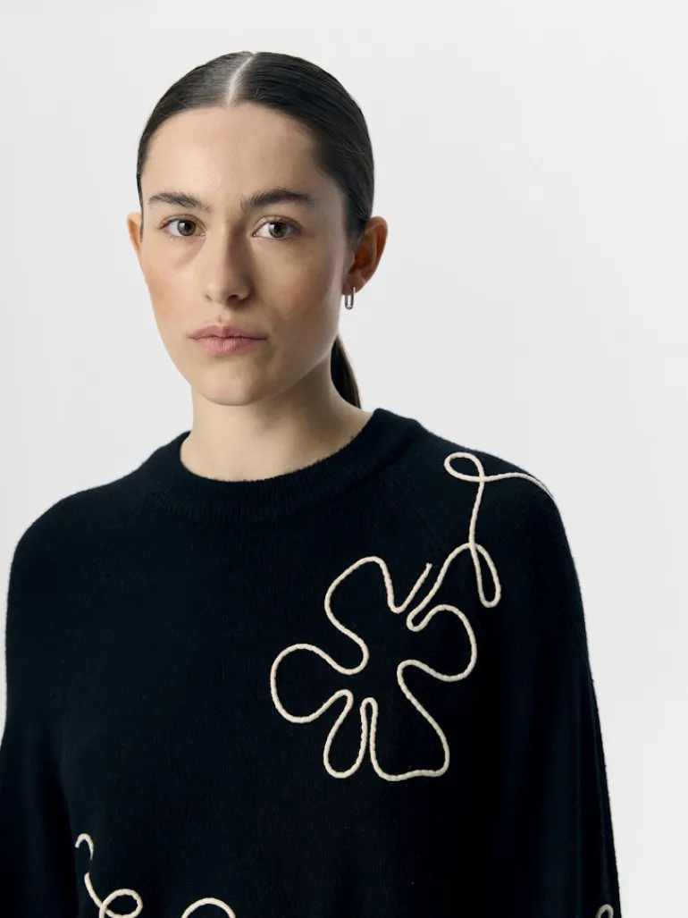 OBJLANEY RUBIN LS PULLOVER NOOS black