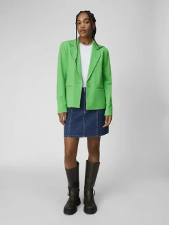 OBJLISA L/S BUTTON BLAZER NOOS vibrant green