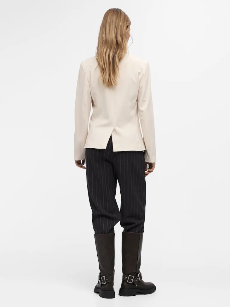 OBJLISA L/S BUTTON BLAZER NOOS sandshell