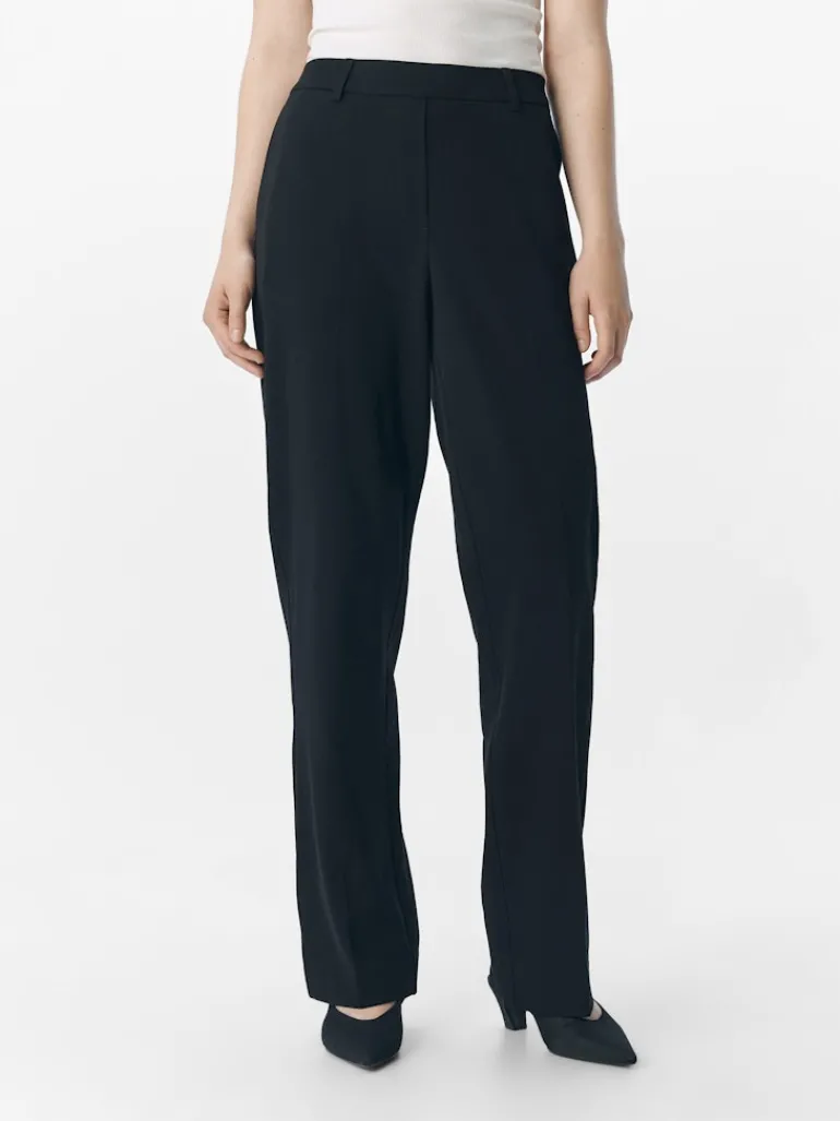 OBJLISA MW STRAIGHT PANT NOOS black