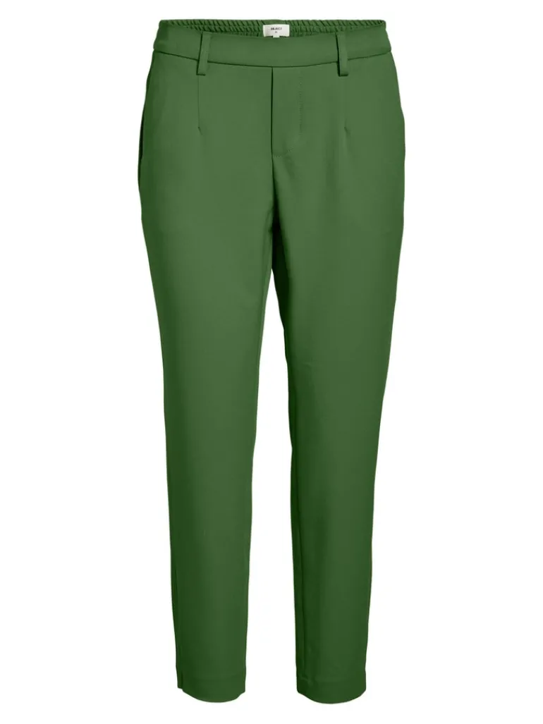 OBJLISA SLIM PANT NOOS artichoke green