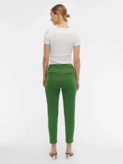 OBJLISA SLIM PANT NOOS artichoke green