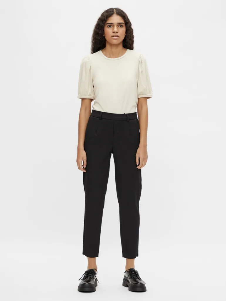 OBJLISA SLIM PANT NOOS black