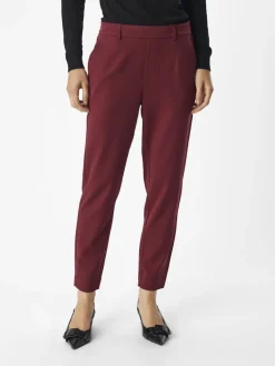 OBJLISA SLIM PANT NOOS cabernet