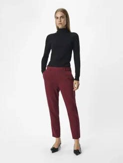 OBJLISA SLIM PANT NOOS cabernet