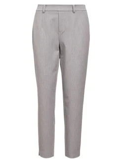 OBJLISA SLIM PANT NOOS light grey melange