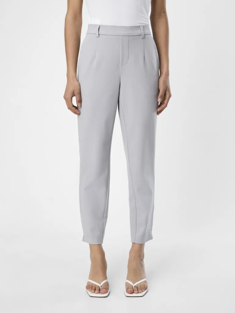 OBJLISA SLIM PANT NOOS light grey melange