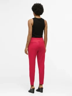 OBJLISA SLIM PANT NOOS viva magenta