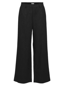 OBJLISA WIDE PANT AOP NOOS black